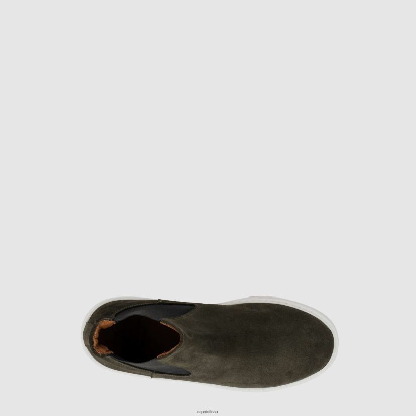 DEMARIO Men Aquatalia Shoe 2T842D245 DARK GREEN