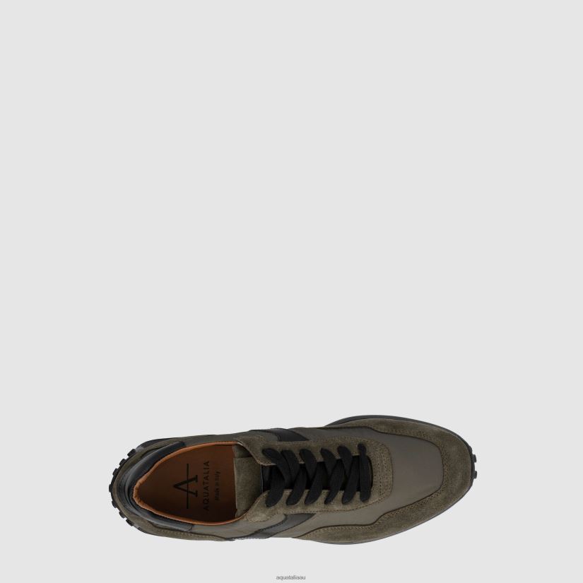 MAURIZIO Men Aquatalia Shoe 2T842D237 OLIVE