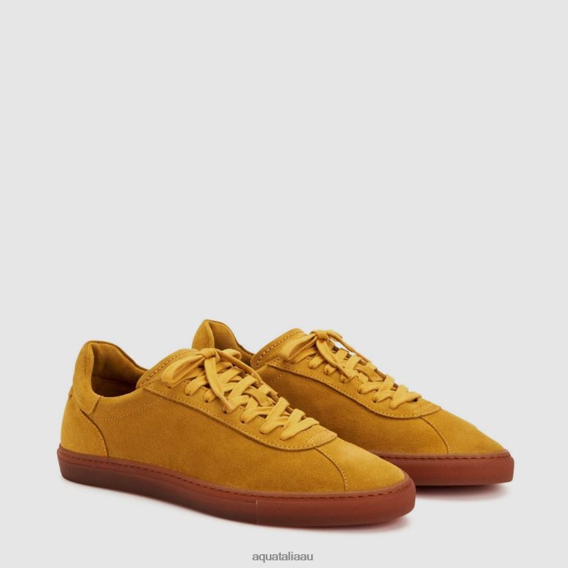 SCOTT Men Aquatalia Shoe 2T842D251 DARK MUSTARD