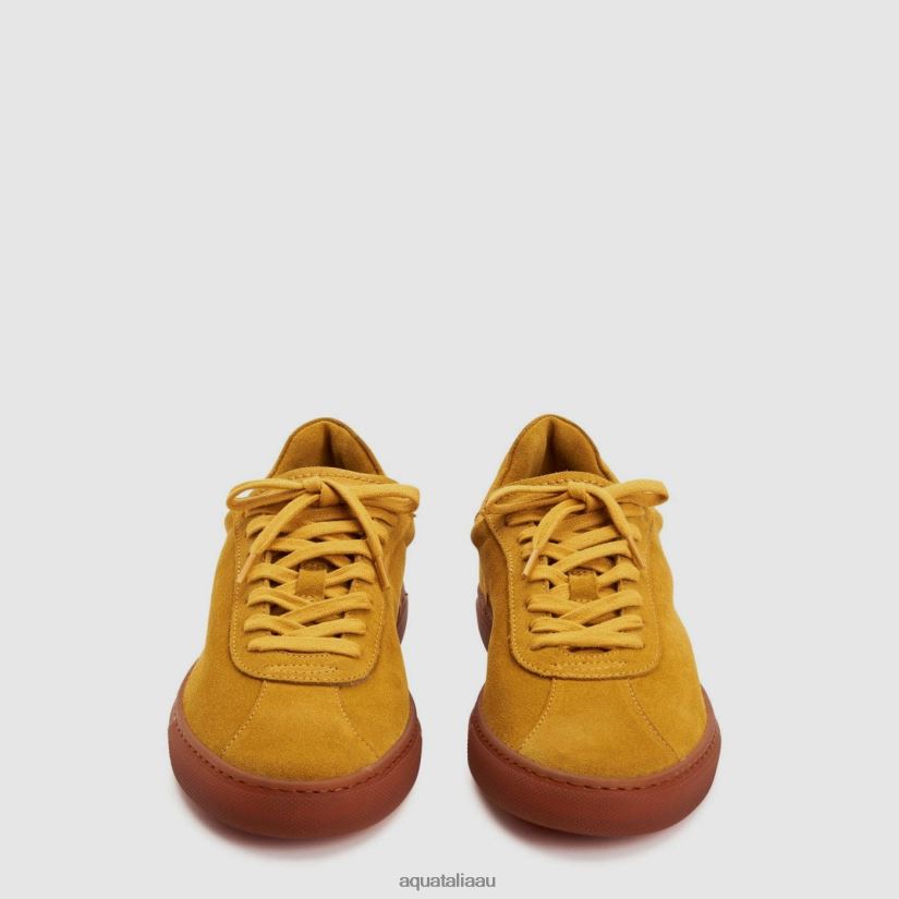 SCOTT Men Aquatalia Shoe 2T842D251 DARK MUSTARD