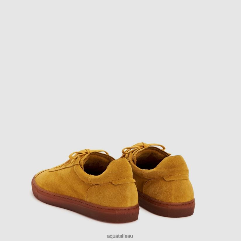 SCOTT Men Aquatalia Shoe 2T842D251 DARK MUSTARD