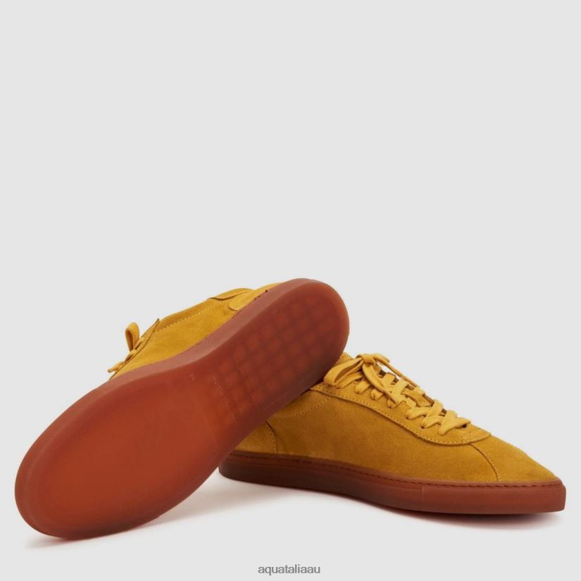 SCOTT Men Aquatalia Shoe 2T842D251 DARK MUSTARD