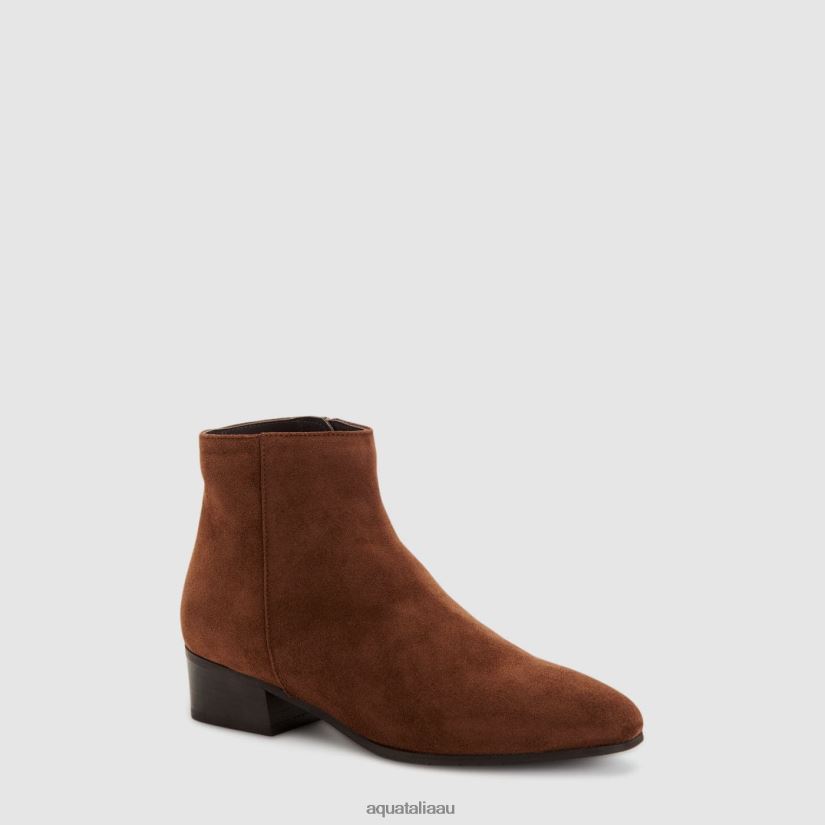 FUOCO Women Aquatalia Shoe 2T842D23 Chestnut