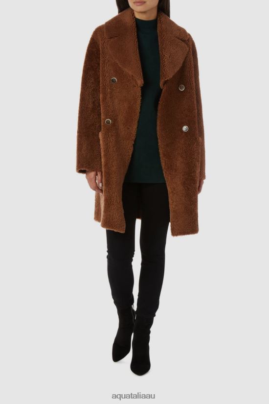 DOPPIA Women Aquatalia Clothing 2T842D273 COGNAC