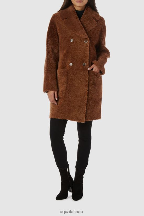 DOPPIA Women Aquatalia Clothing 2T842D273 COGNAC