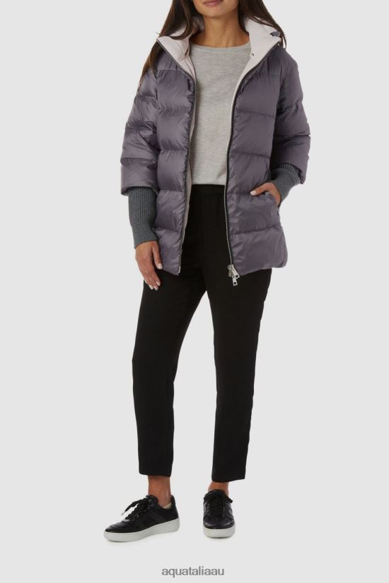 FIDENZA Women Aquatalia Clothing 2T842D274 DARK GREY