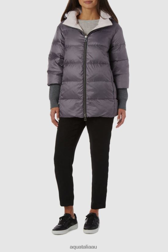 FIDENZA Women Aquatalia Clothing 2T842D274 DARK GREY