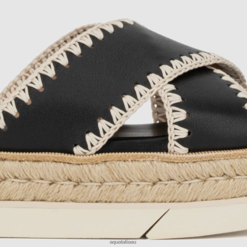 SYLVIE Women Aquatalia Shoe 2T842D197 BLACK/NATURAL