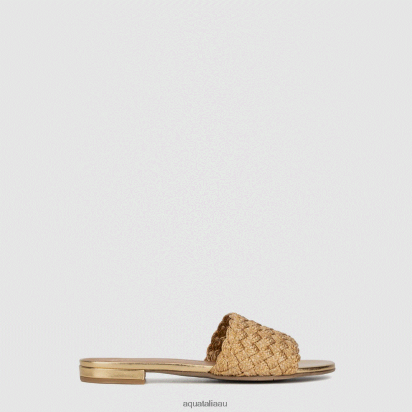 TATIA Women Aquatalia Shoe 2T842D198 NATURAL/GOLD